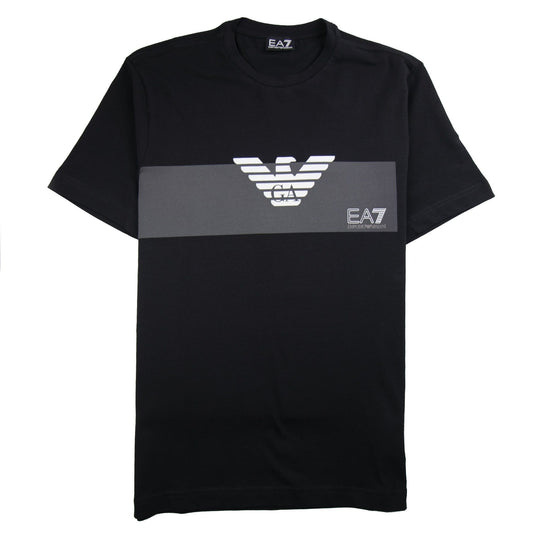 EA7 Emporio Armani Eagle Block Logo T-Shirt Black