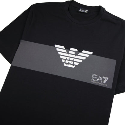 EA7 Emporio Armani Eagle Block Logo T-Shirt Black