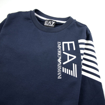 Emporio Armani EA7 Junior Side Logo Sweat Navy