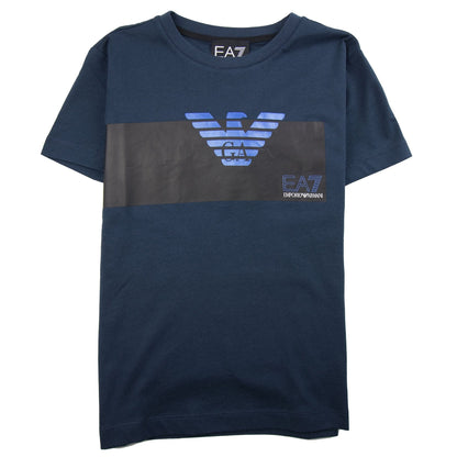 Emporio Armani EA7 Junior Eagle Tee Blue