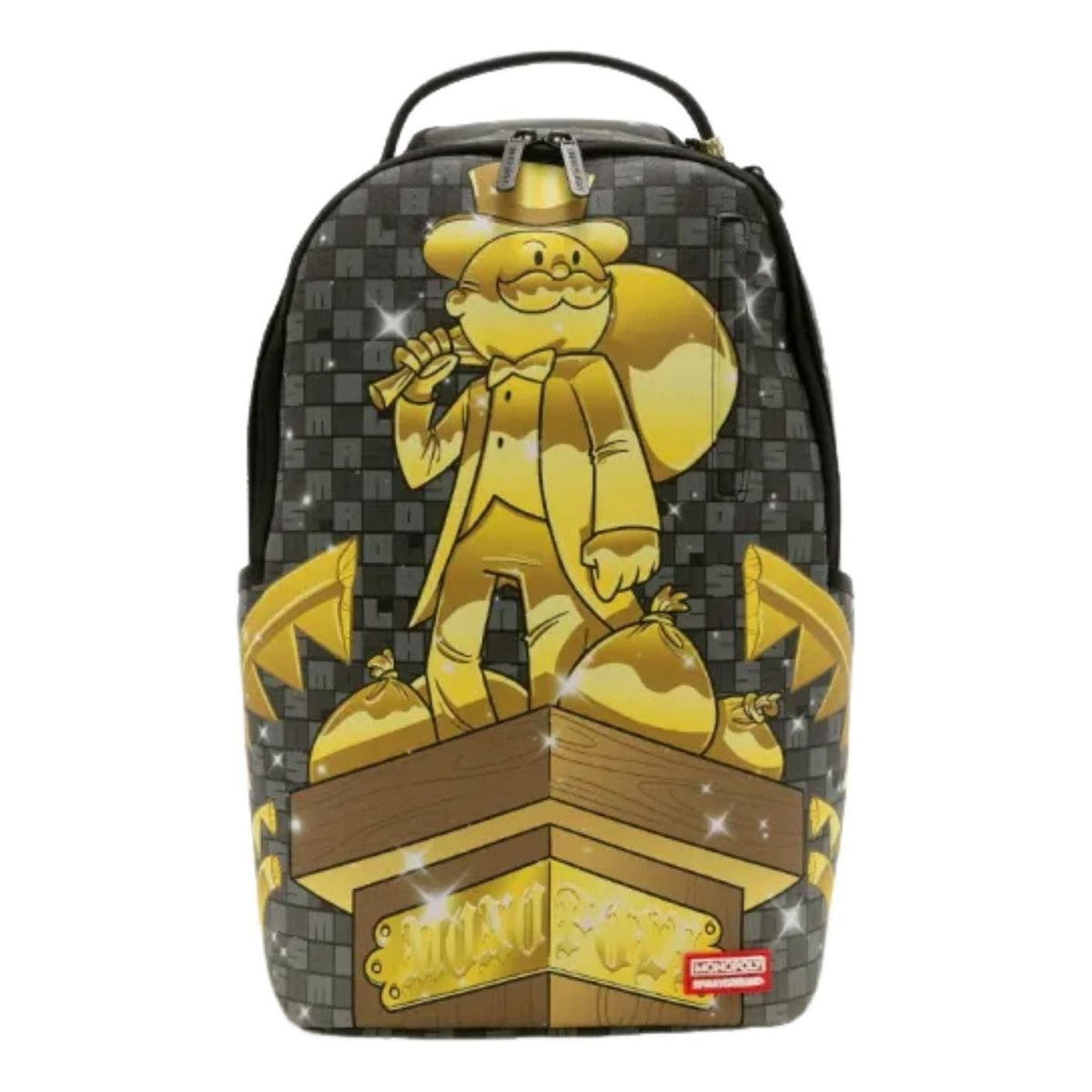 Sprayground x Monopoly Statue Backpack 'Gold Black' G6917-64