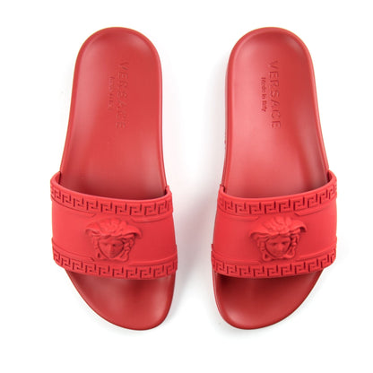 Versace Pool Sliders Red