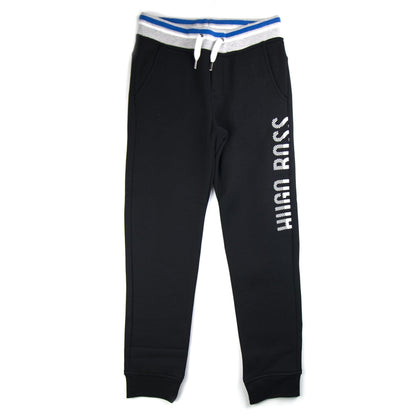 Hugo Boss Kids Side Logo Tracksuit Bottoms Black