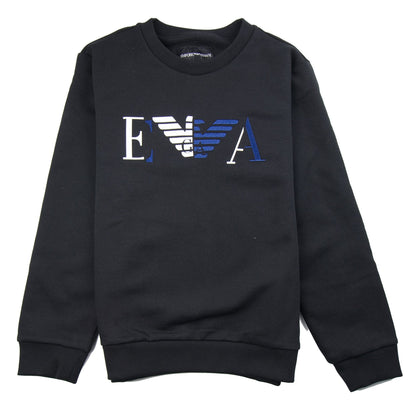 Emporio Armani Jnr EA Eagle Sweatshirt Black