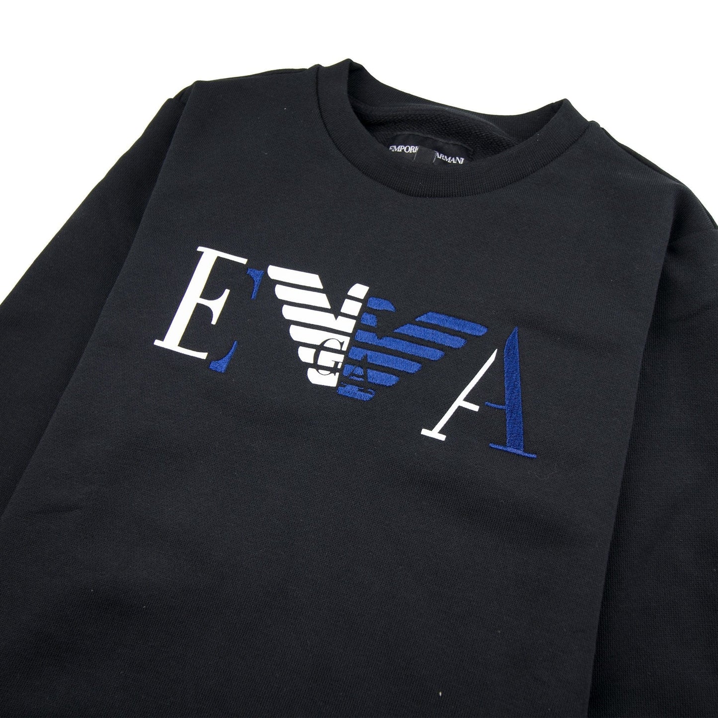 Emporio Armani Jnr EA Eagle Sweatshirt Black