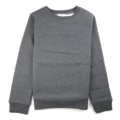 Hugo Boss Kids Boss Logo Sweatshirt Dark Grey