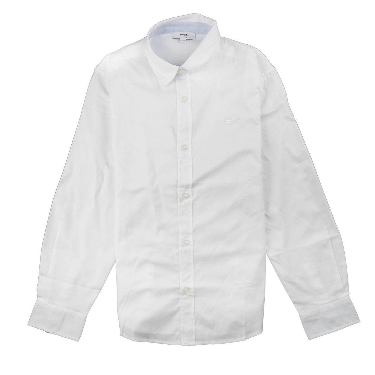 Hugo Boss Kids Long Sleeve Shirt White
