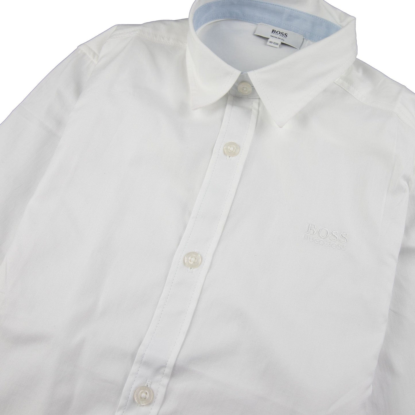 Hugo Boss Kids Long Sleeve Shirt White