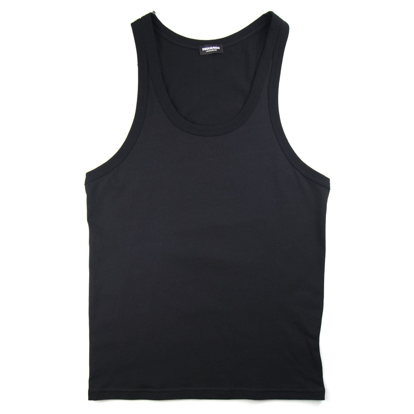 Dsquared2 Underwear Vest Leaf Logo Black