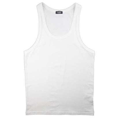 Dsquared2 Underwear Vest Leaf Logo White