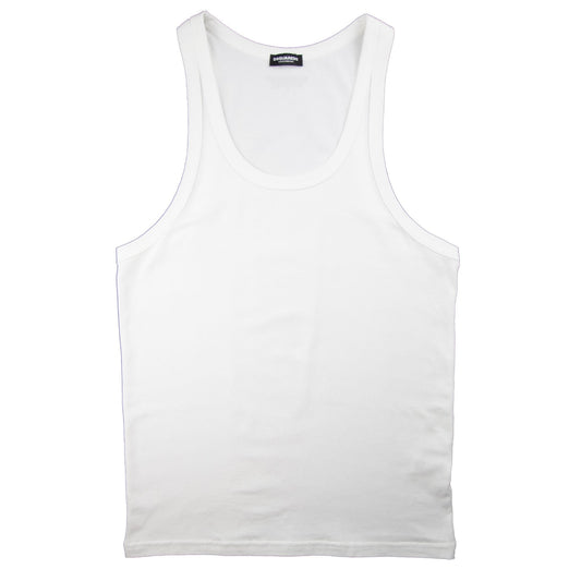 Dsquared2 Underwear Vest Leaf Logo White
