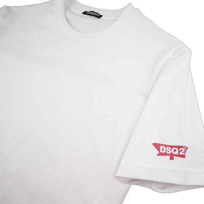 Dsquared2 Underwear Leaf Logo T-Shirt White