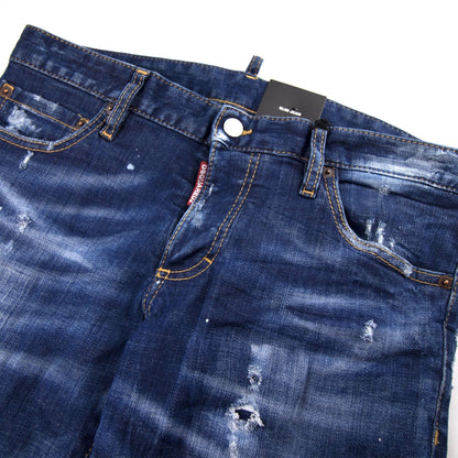 Dsquared2 Slim Jean Biker Badge Denim