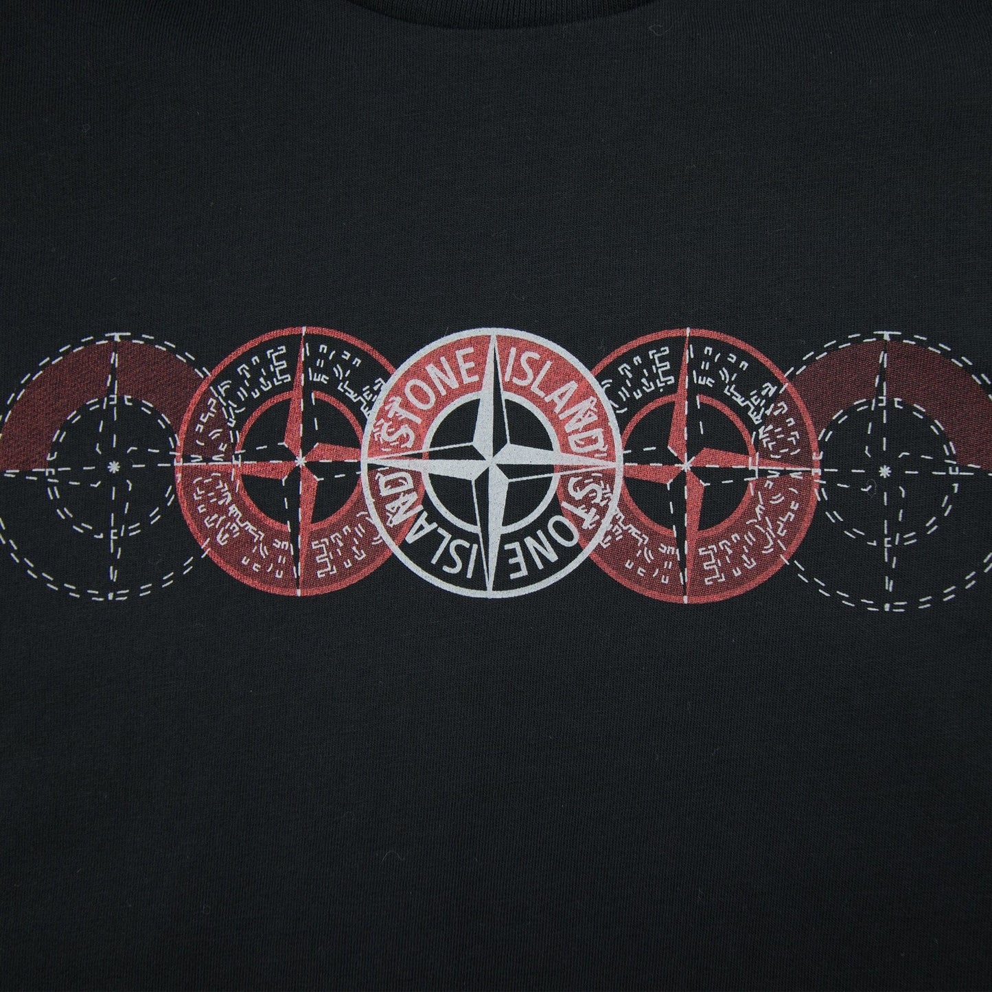Stone Island Junior 5 Compass T-Shirt Black