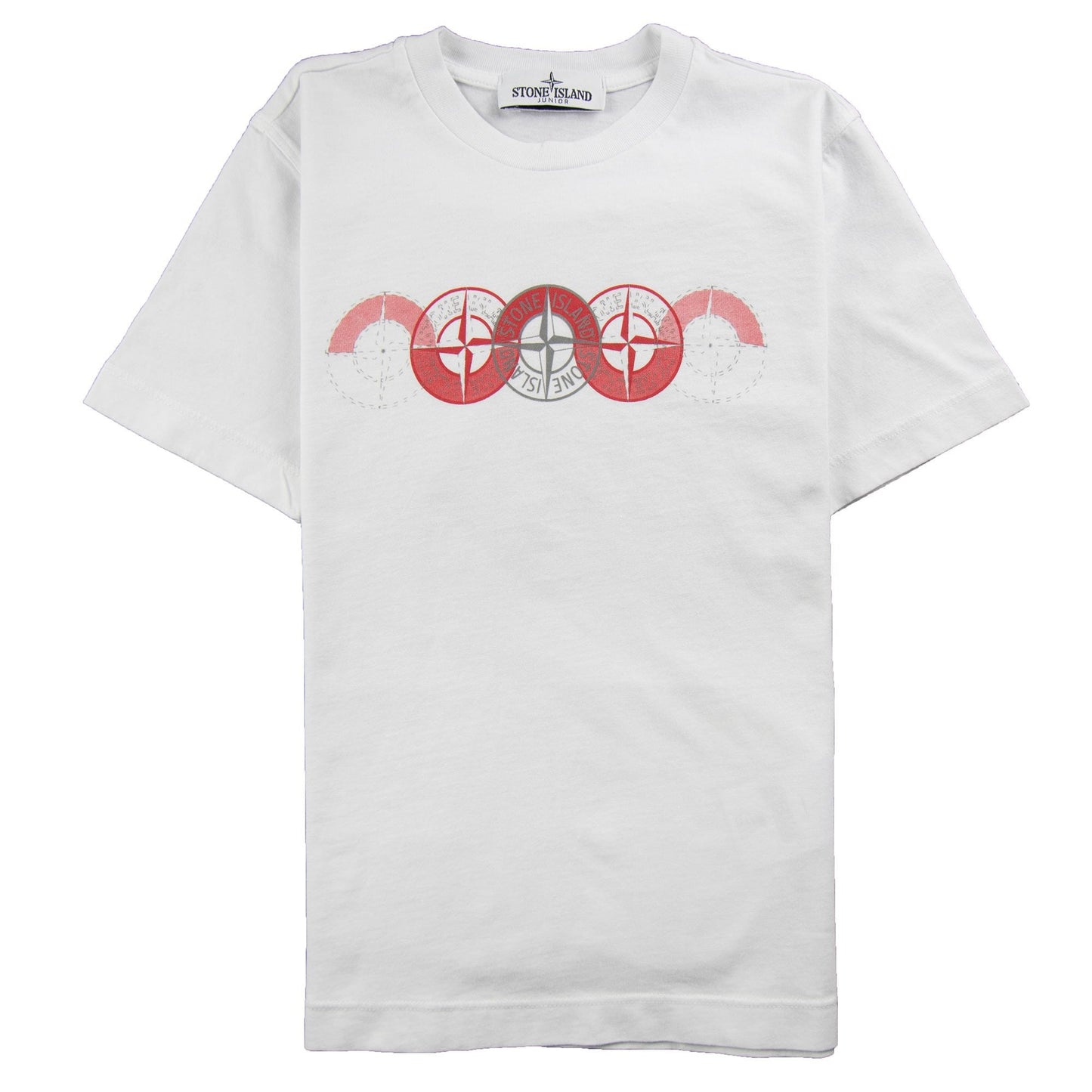 Stone Island Junior 5 Compass T-Shirt White