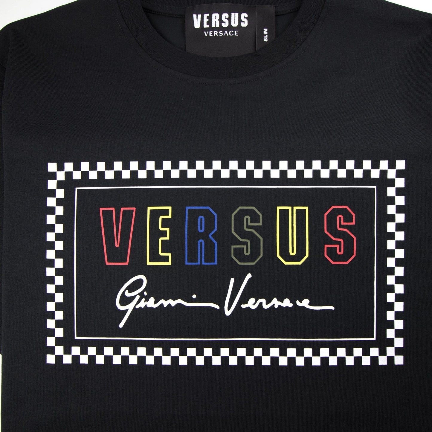 Versace Versus 90's Logo T-Shirt Black/Multi