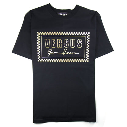 Versace Versus 90's Foil Logo T-Shirt Black/Gold