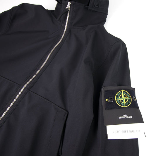 Stone Island Soft Shell-R Jacket Black