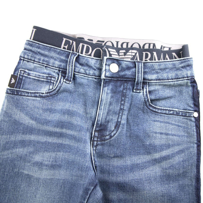 Emporio Armani Jnr Waistband Denim Jean