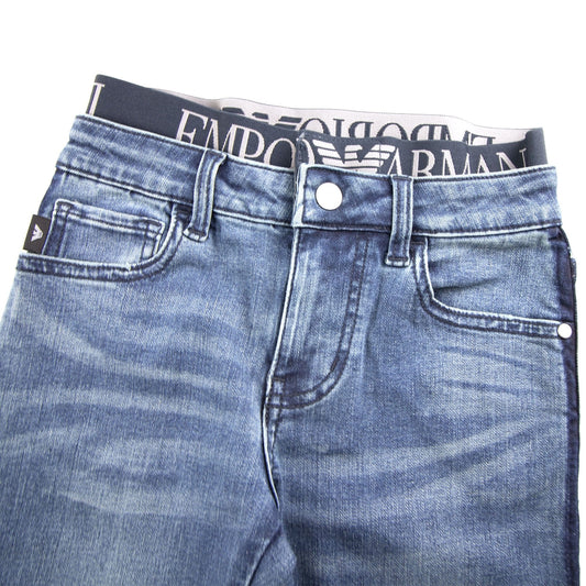 Emporio Armani Jnr Waistband Denim Jean