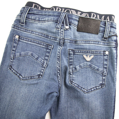 Emporio Armani Jnr Waistband Denim Jean