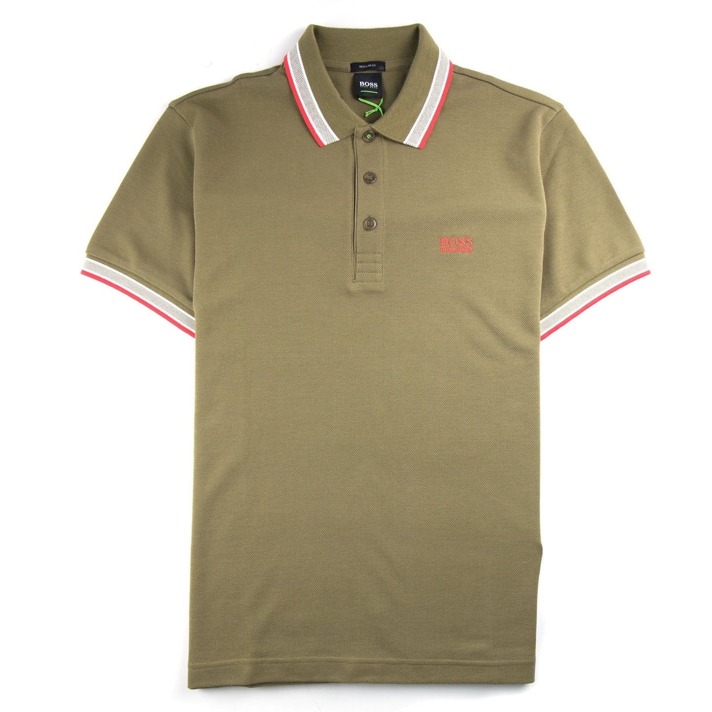 Hugo Boss Paddy Short Sleeve Polo Shirt Khaki