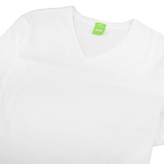 Hugo Boss C-Canistro 80 V Neck T-Shirt White