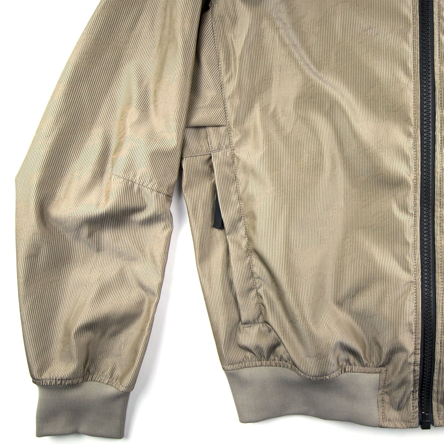 Stone Island Lenticular Jacquard Jacket Black/Gold Khaki