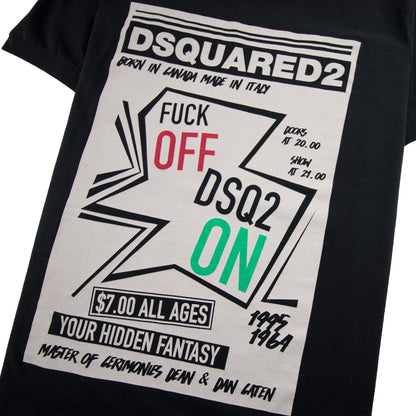 Dsquared2 Your Hidden Fantasy T-Shirt Black