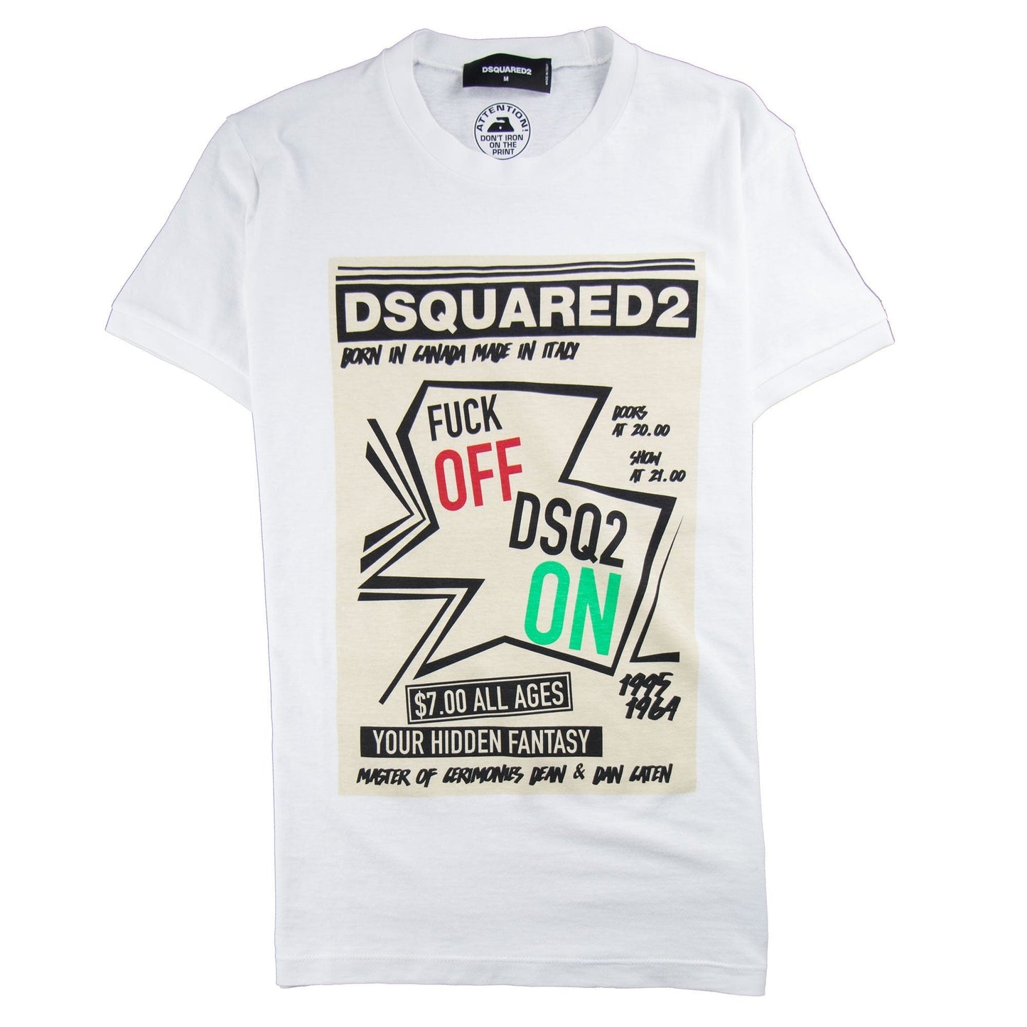 Dsquared2 Your Hidden Fantasy T-Shirt White