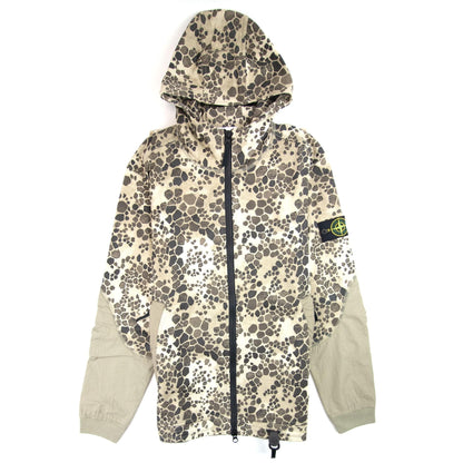 Stone Island Alligator Zip-Up Hoody Beige