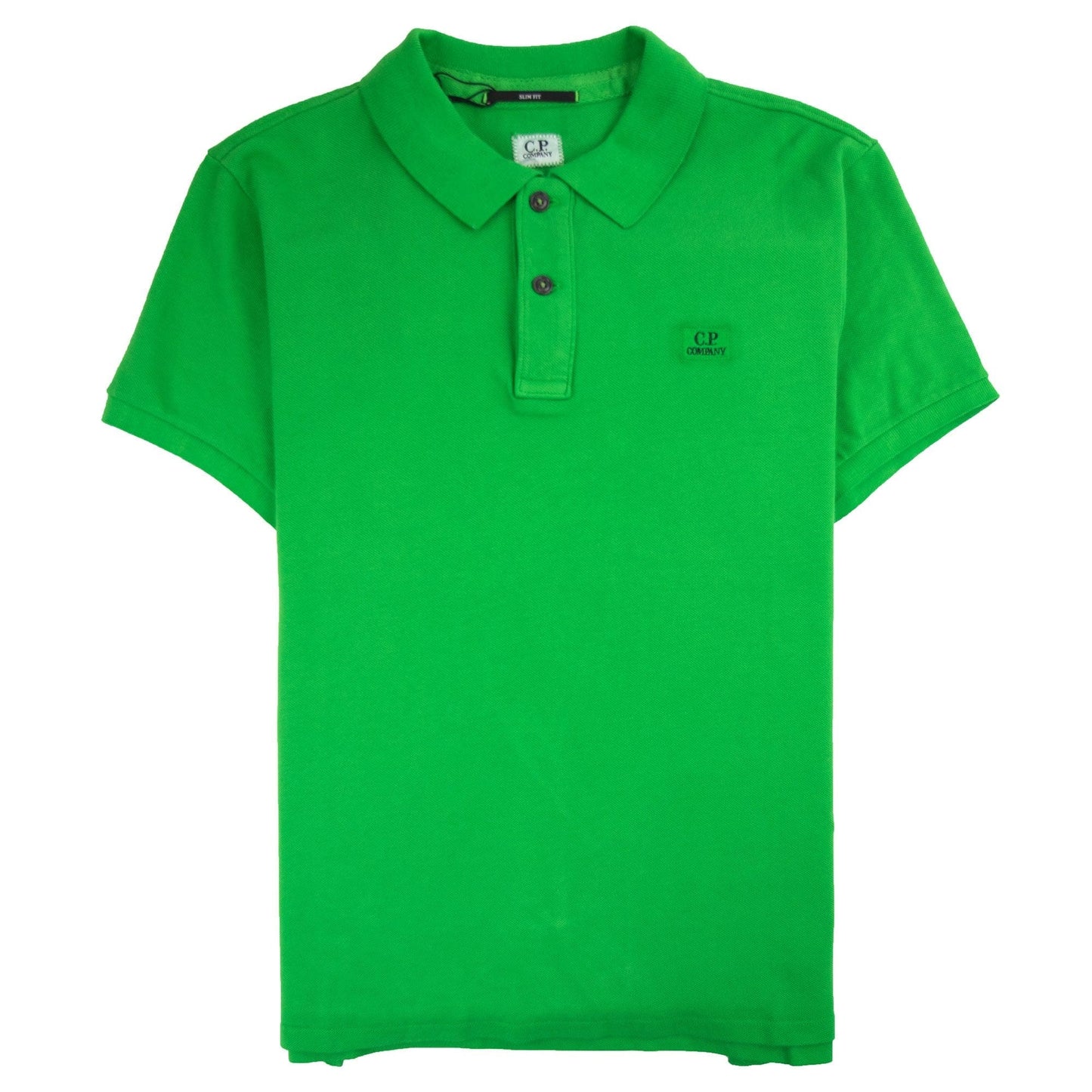 CP Company Chest Logo Polo Green