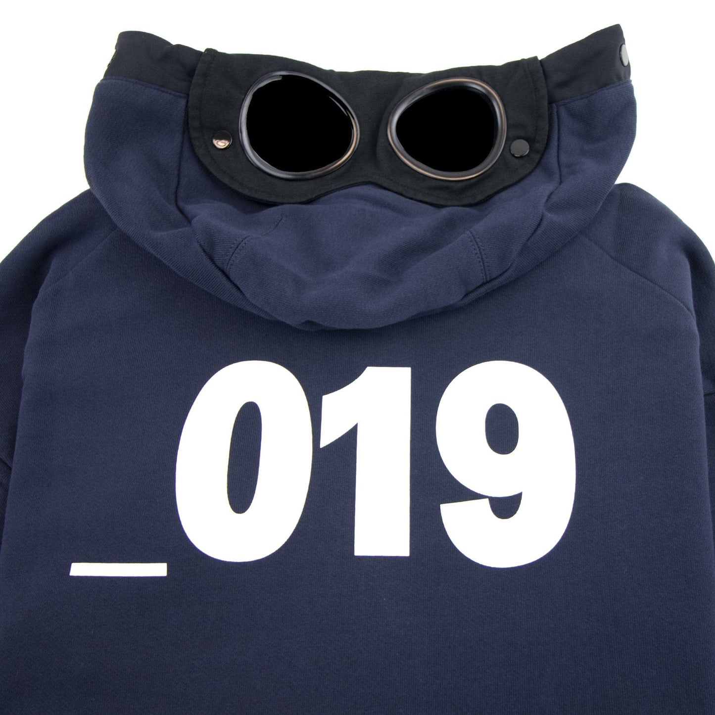 CP Company 019 Goggle Zip Up Hoody Navy