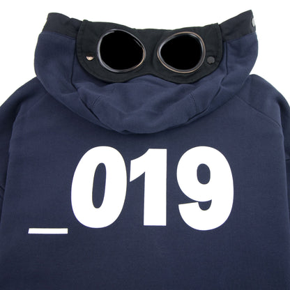 CP Company 019 Goggle Zip Up Hoody Navy