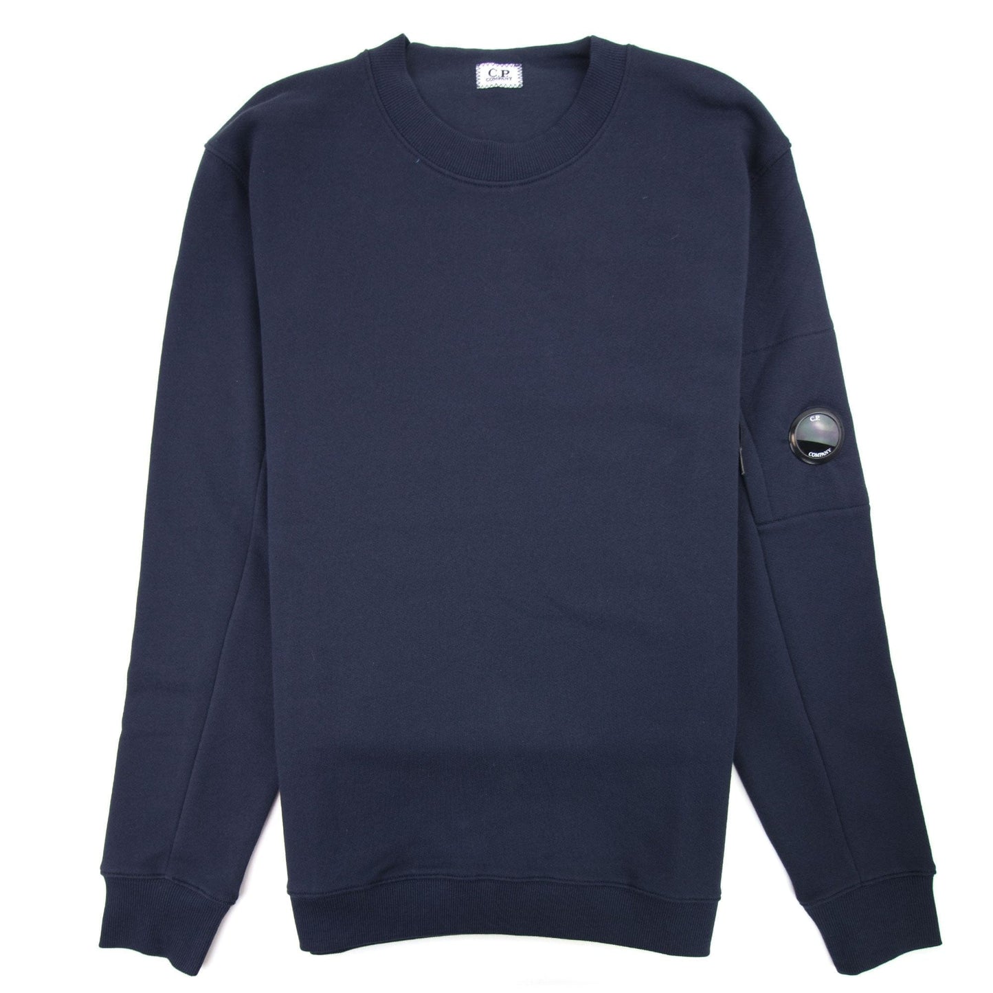CP Company Diagonal Fleece Lens Sweatshirt Navy