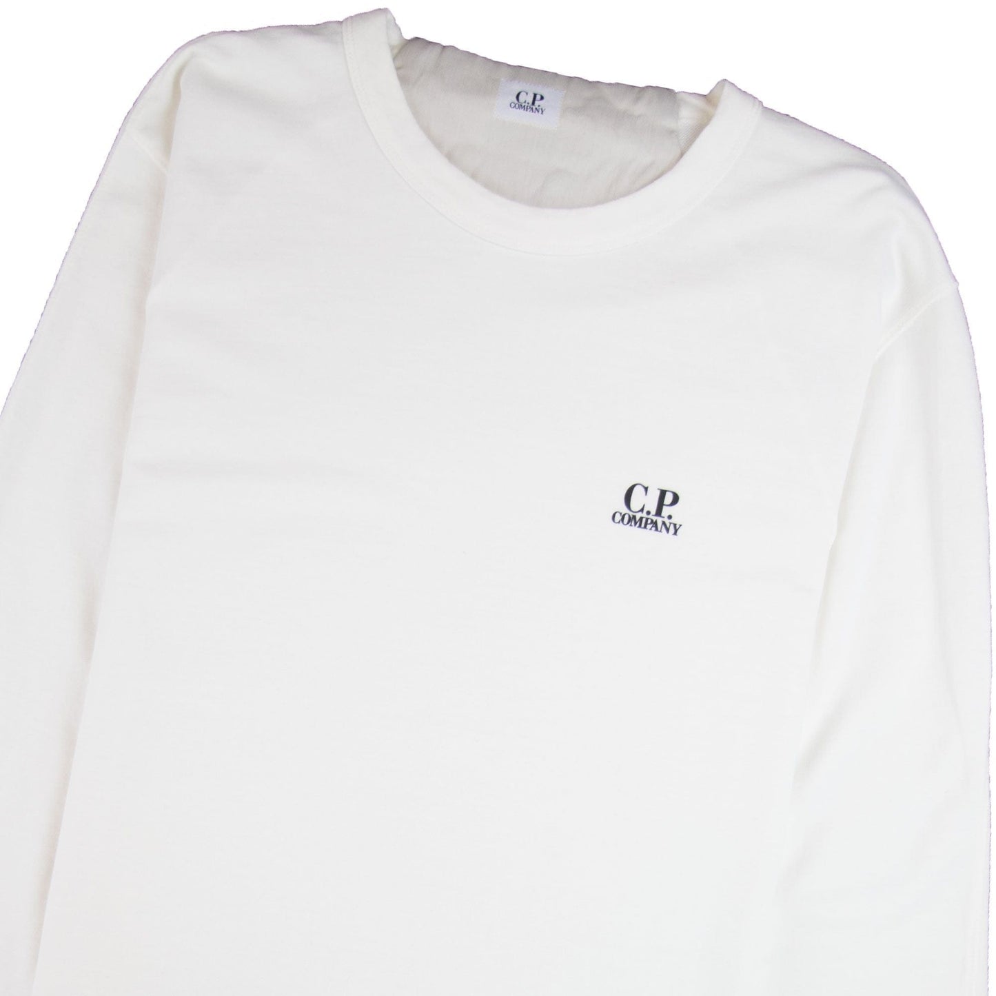 CP Company Chest Logo Sweatshirt White