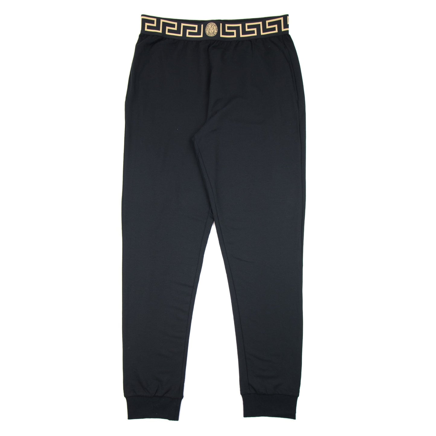 Versace Medusa Waist Band Track Bottoms Black