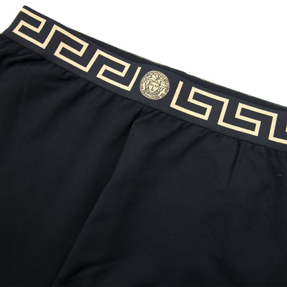 Versace Medusa Waist Band Track Bottoms Black