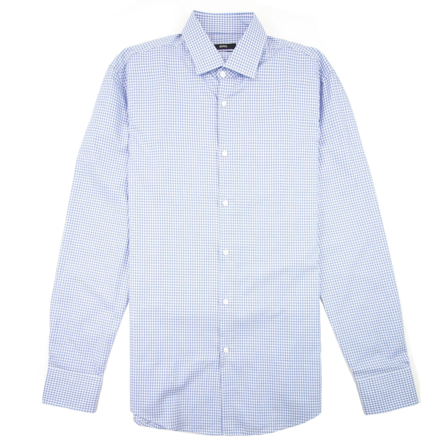 Hugo Boss Jenno Check Shirt Sky Blue