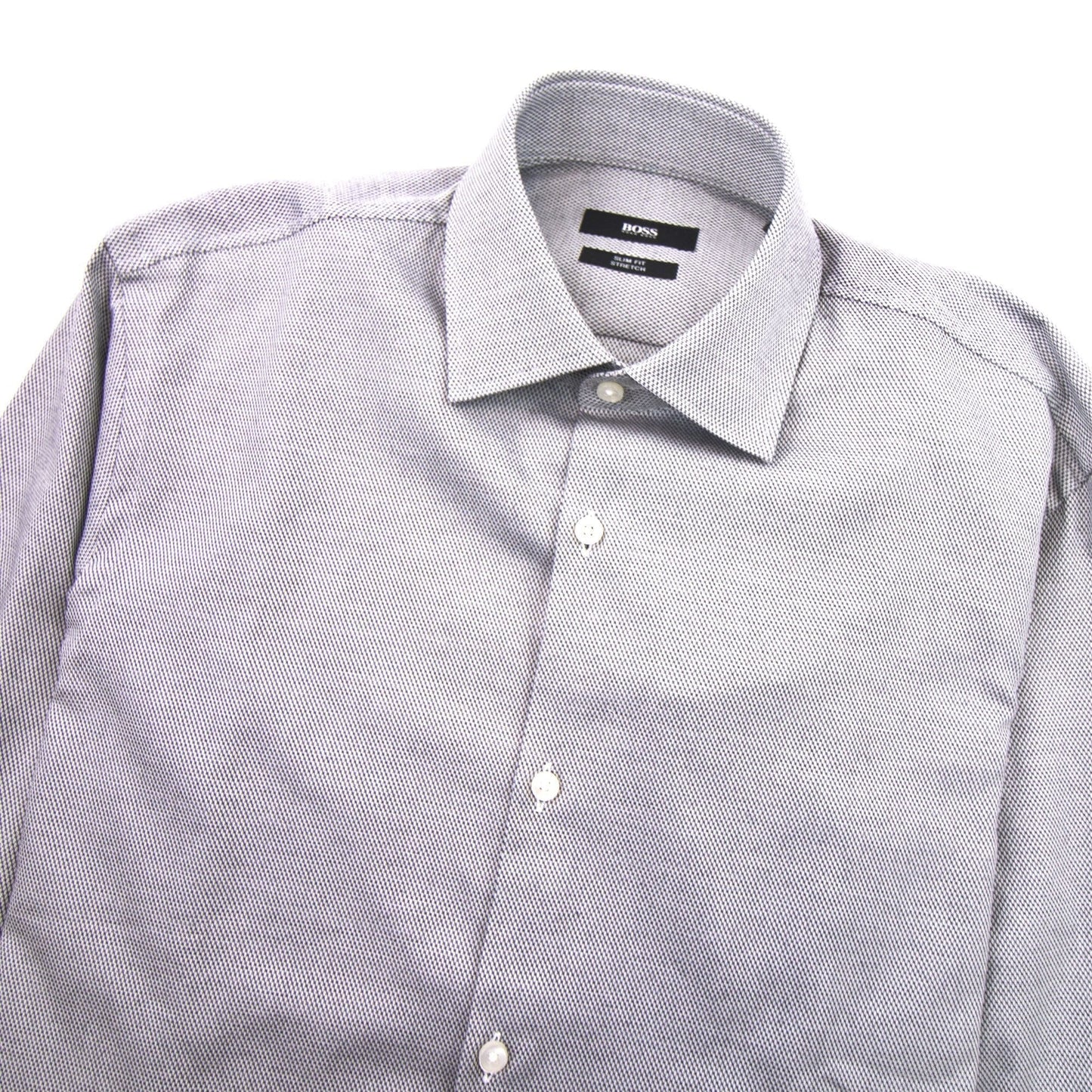 Hugo Boss Jenno Dot Shirt Dark Grey