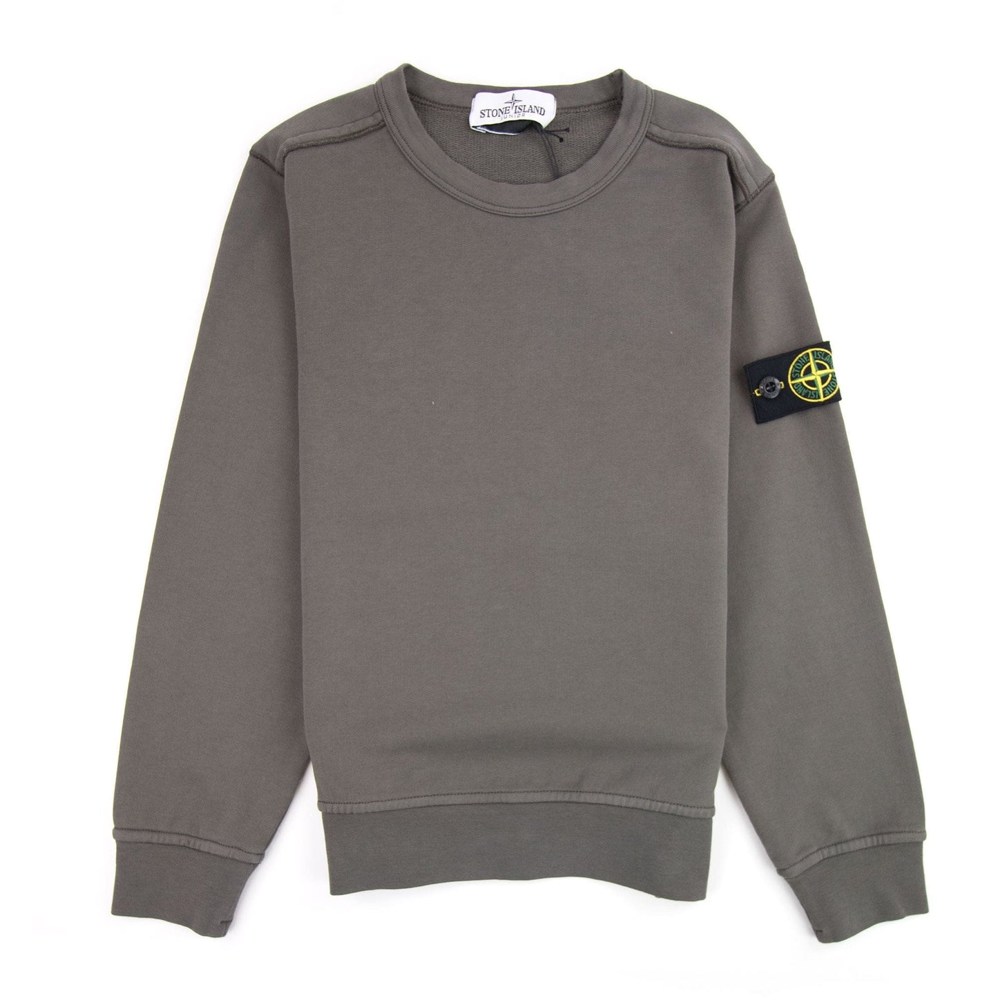 Stone Island Junior S/S Sweatshirt Khaki