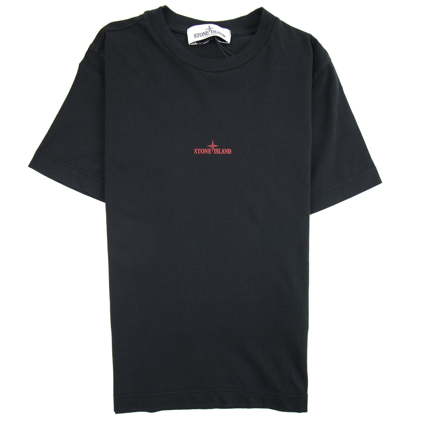 Stone Island Junior Back Logo T-Shirt Black V0029