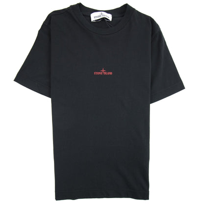 Stone Island Junior Back Logo T-Shirt Black V0029