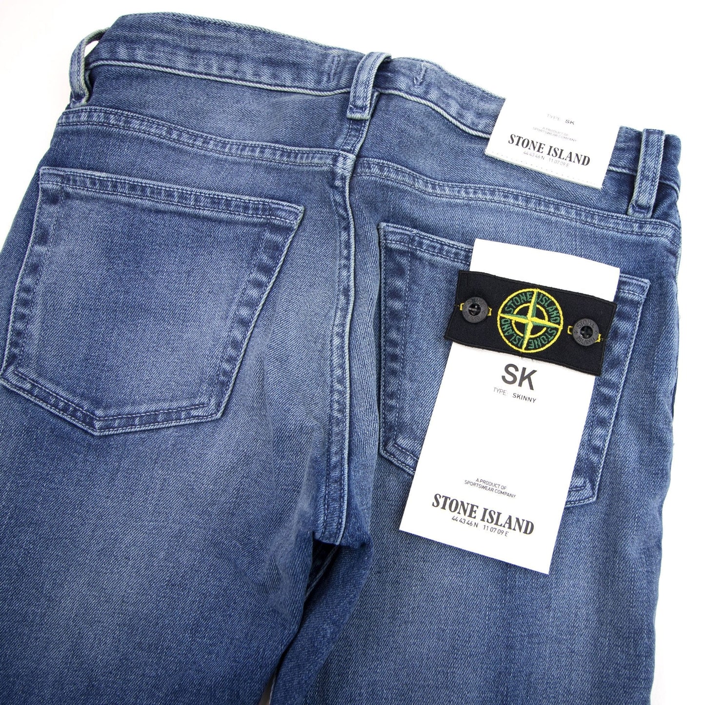 Stone Island Junior Sk Used Wash Jeans Denim