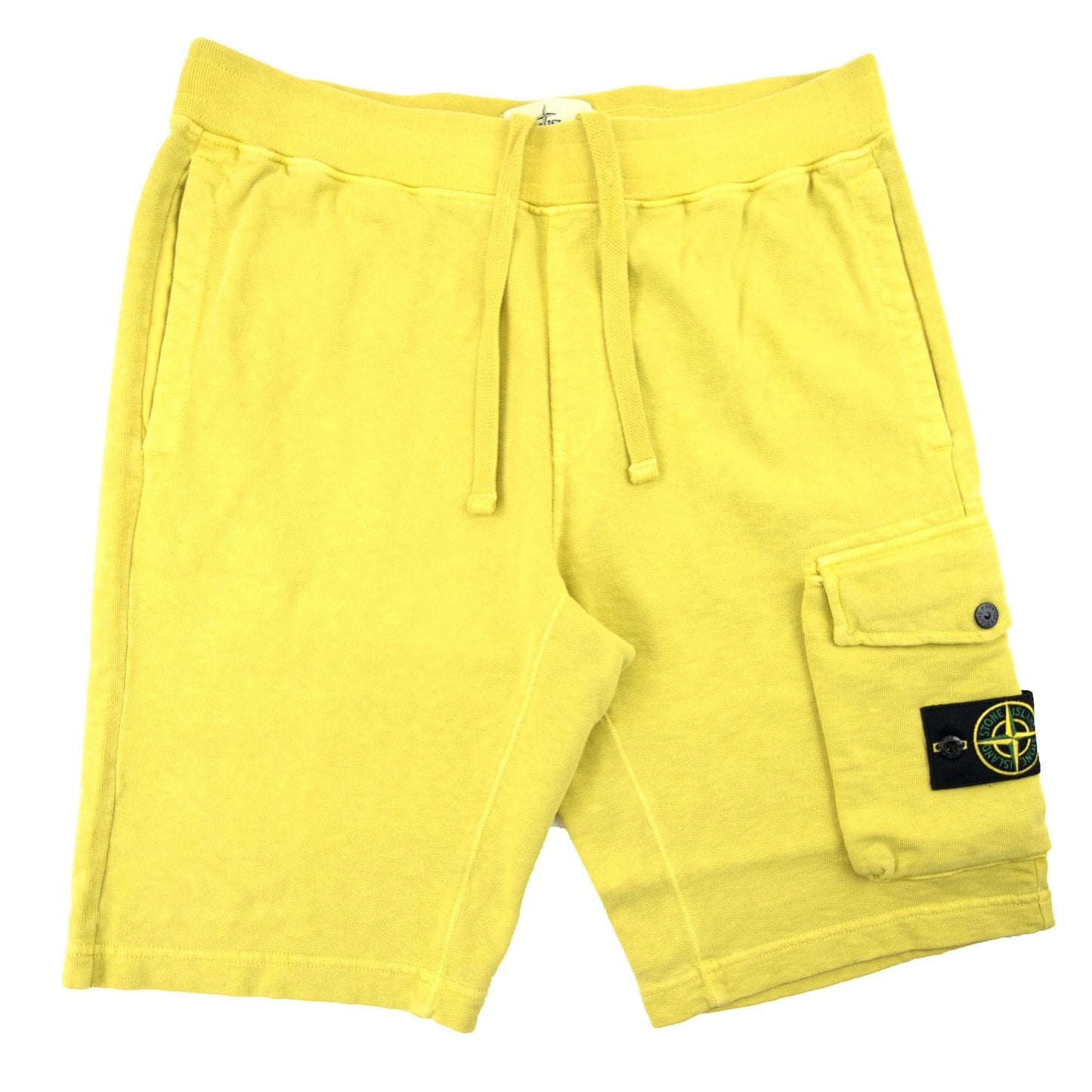 Stone Island 65860 Garment Dyed Shorts Yellow V0138