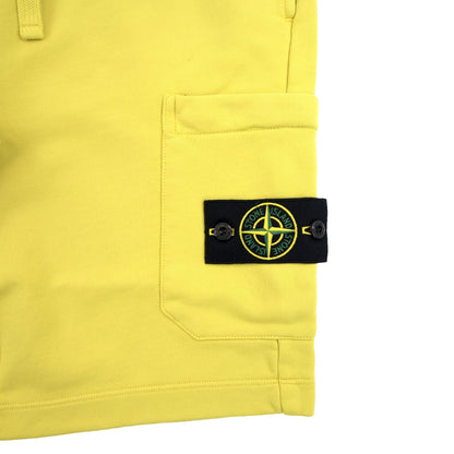 Stone Island 65860 Garment Dyed Shorts Yellow V0138