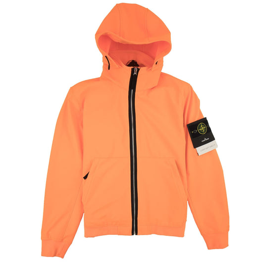Stone Island Light Soft Shell-R Jacket Orange V0F32