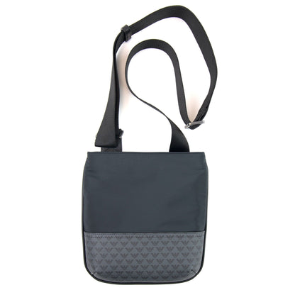 Armani Jeans Logo Print Small Item Bag Navy/black