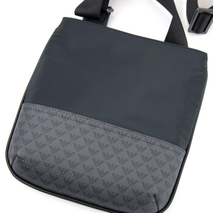 Armani Jeans Logo Print Small Item Bag Navy/black
