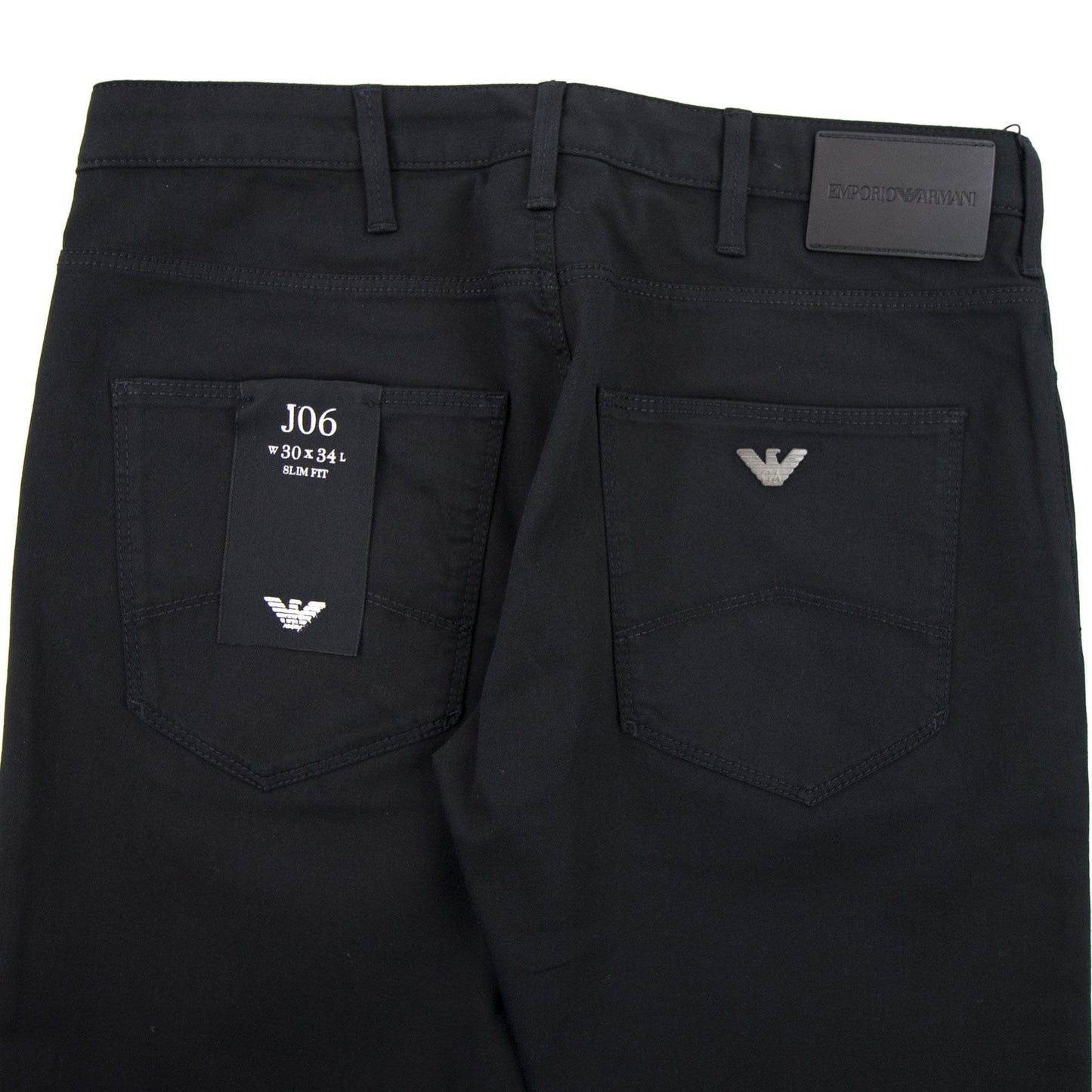 Armani Jeans J06 Slim Fit Chinos Nero 0999